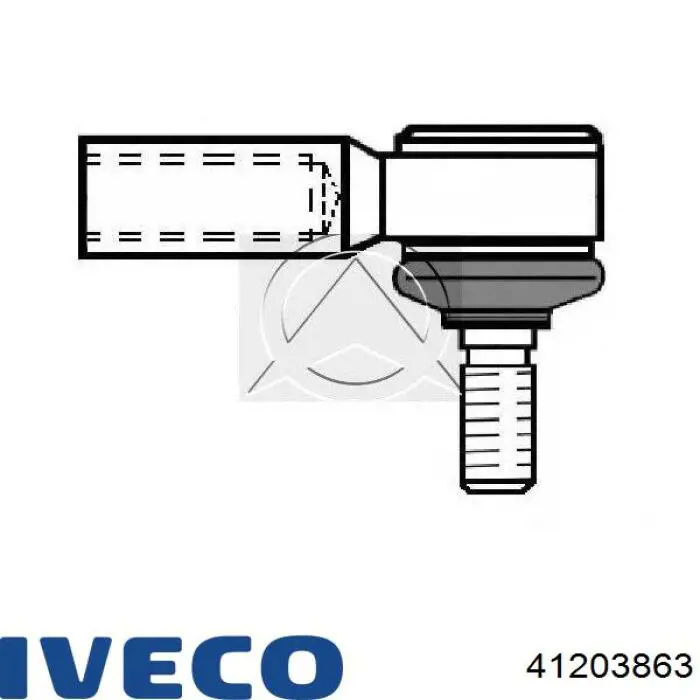 41203863 Iveco накінечник троса перемикання передач