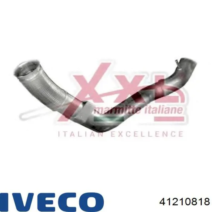 Купити 41210818 Iveco Труба приймальна (штани) глушника, передня