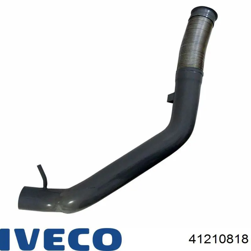 Труба приймальна (штани) глушника, передня 41210818 Iveco
