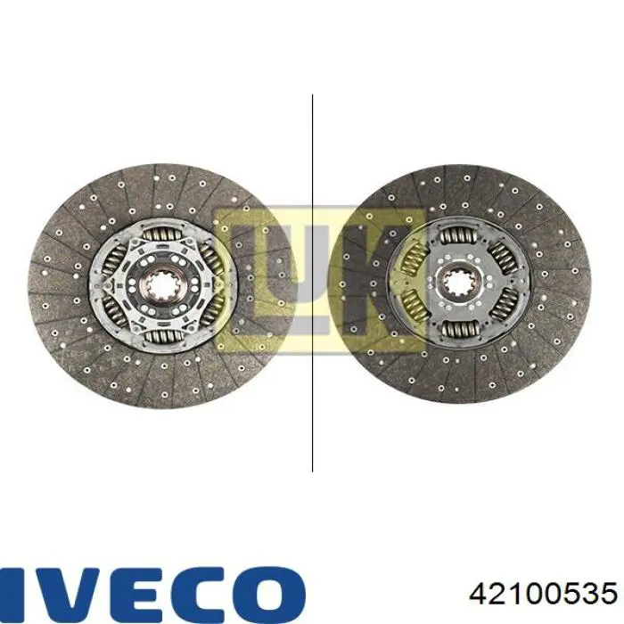 Диск зчеплення 42100535 Iveco