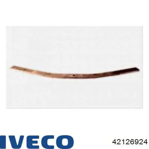 Лист ресори задньої Iveco 42126924 ціна, від 183.97 USD