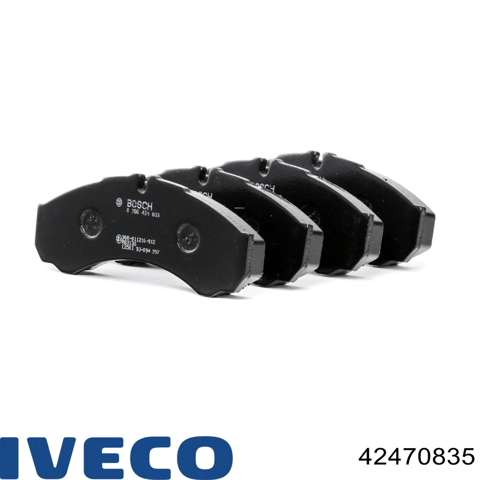 Купити 42470835 Iveco Колодки гальмівні передні, дискові