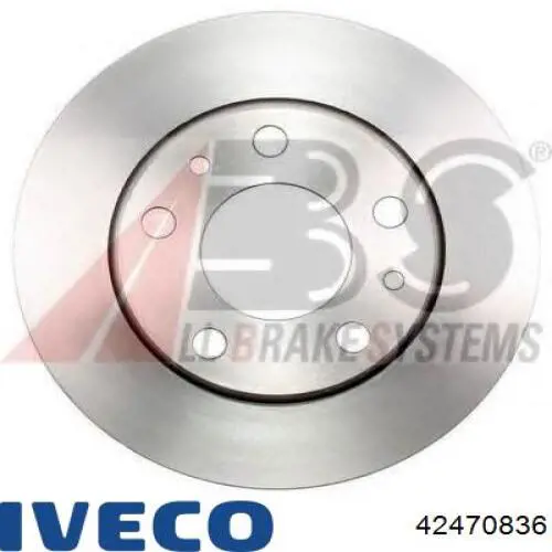 42470836 Iveco диск гальмівний передній