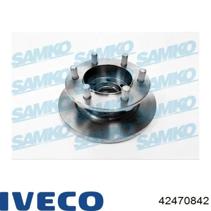 Диск переднього гальма Iveco 42470842 ціна, від 81.97 USD