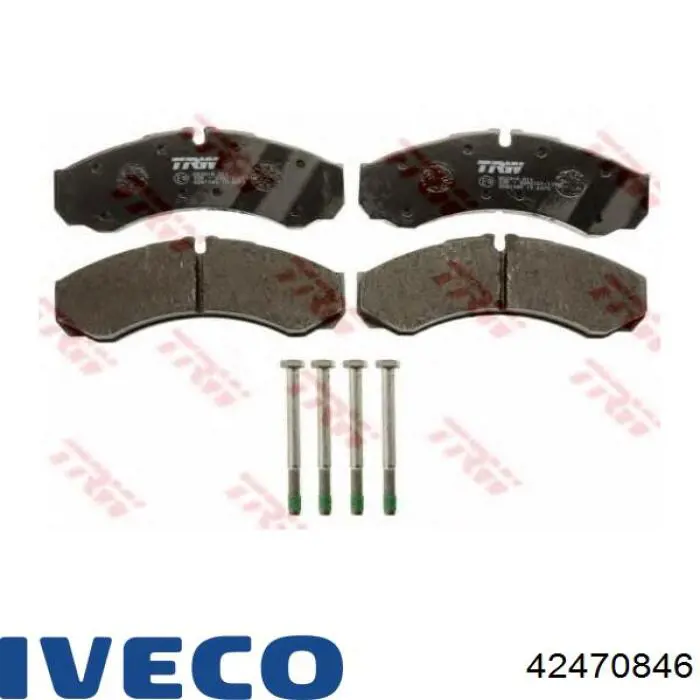 42470846 Iveco Колодки гальмівні задні, дискові