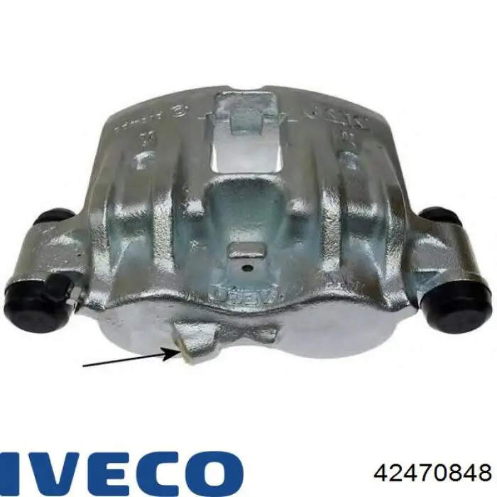 42470848 Iveco Супорт гальмівний передній правий