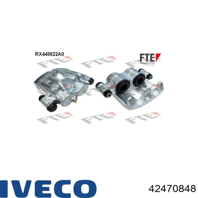 Супорт гальмівний передній правий Iveco 42470848 ціна, від 82.11 USD