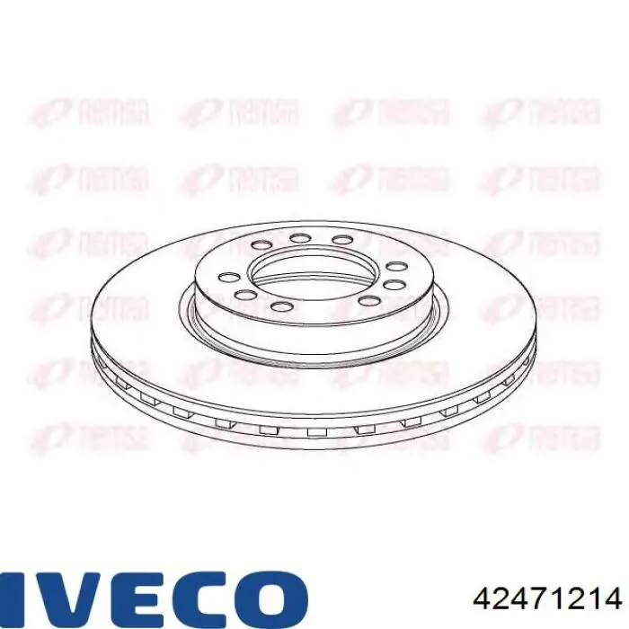 42471214 Iveco Гальмо дискове переднє