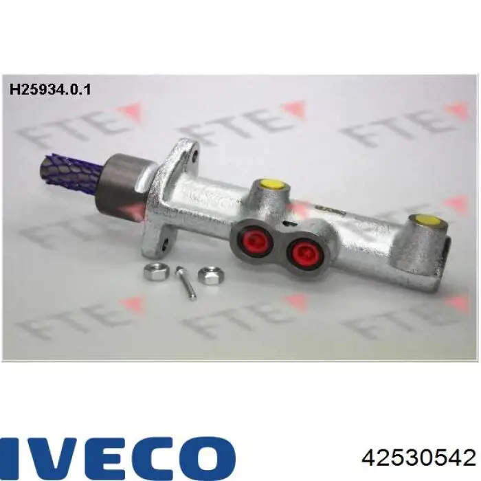 Циліндр головний гальма (Гідротормоз) Iveco 42530542 ціна, від 48.26 USD