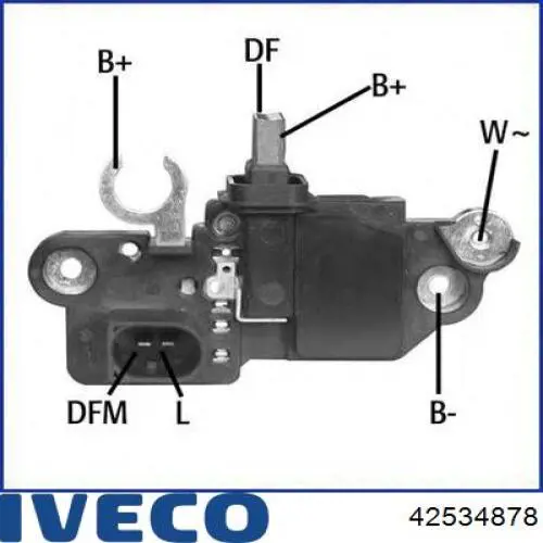 Реле зарядки генератора Iveco 42534878 ціна, від 19.24 USD