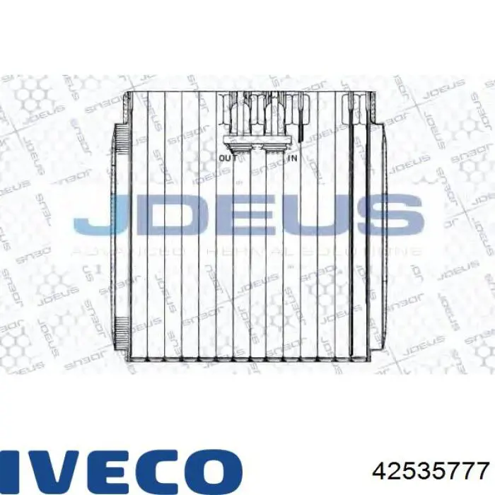 Випаровувач кондиціонера Iveco Daily III фургон (1999 - 2006) ціна, від 92.50 USD
