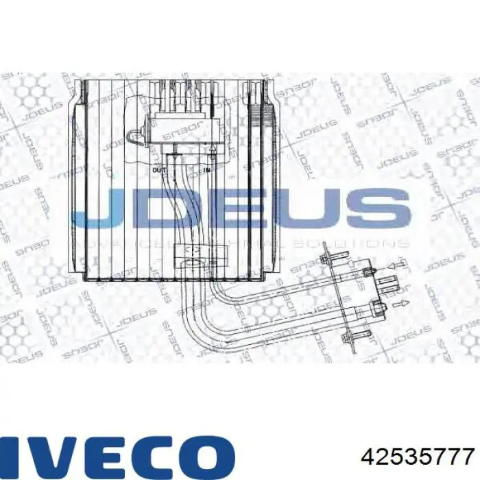  Випаровувач кондиціонера Iveco Daily 3