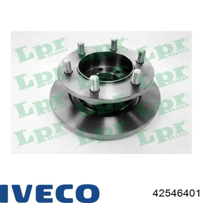 Диск переднього гальма Iveco 42546401 ціна, від 72.14 USD