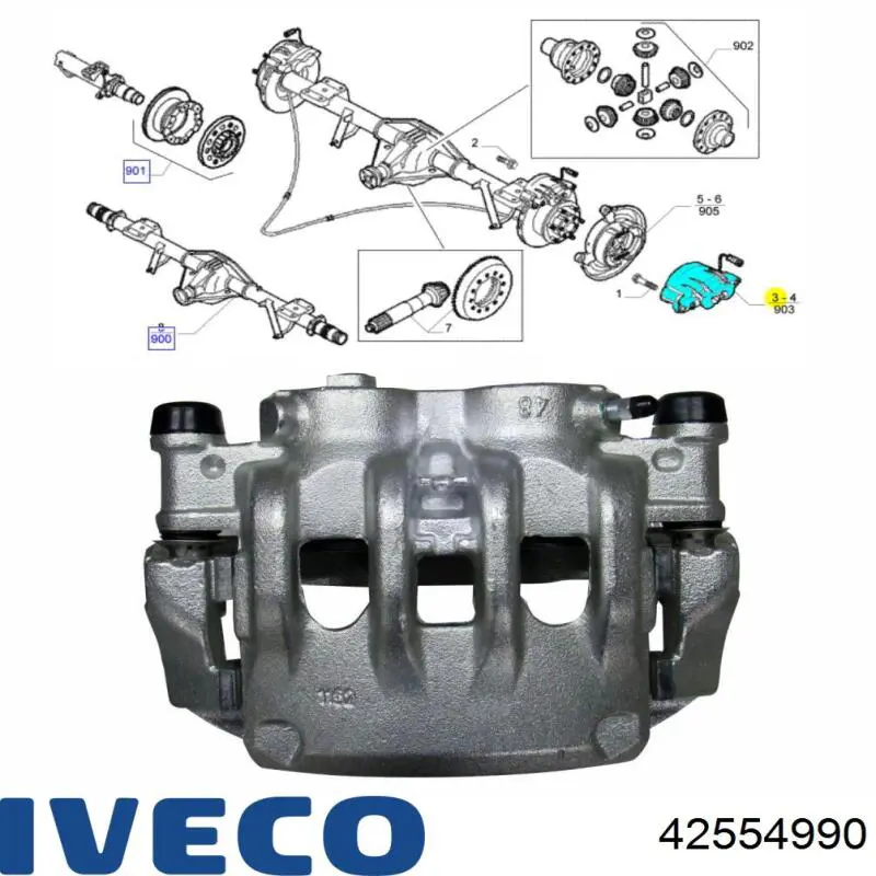 Купити ORK42554990 GP Супорт задній лівий