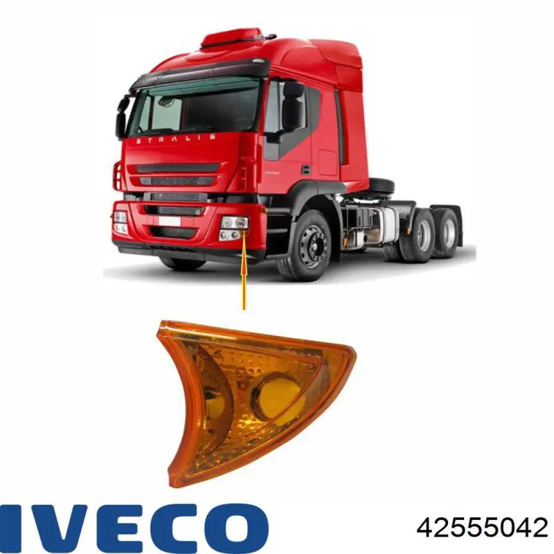 Поворотник лівий Iveco 42555042 ціна, від 11.36 USD