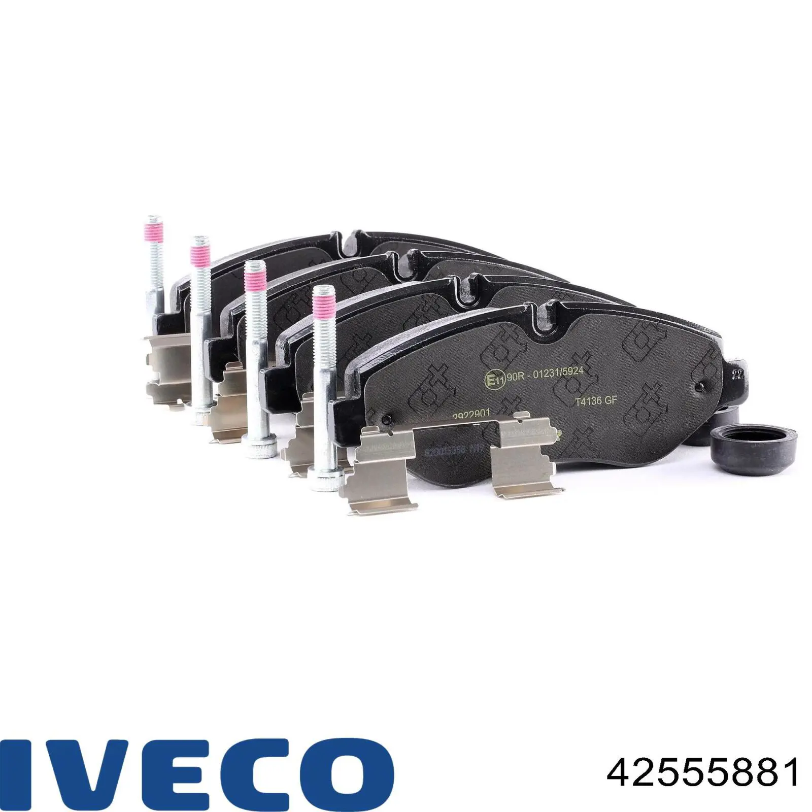 Купити 42555881 Iveco Колодки гальмівні передні, дискові