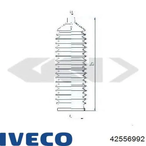 Купити 42556992 Iveco Пильник тяги