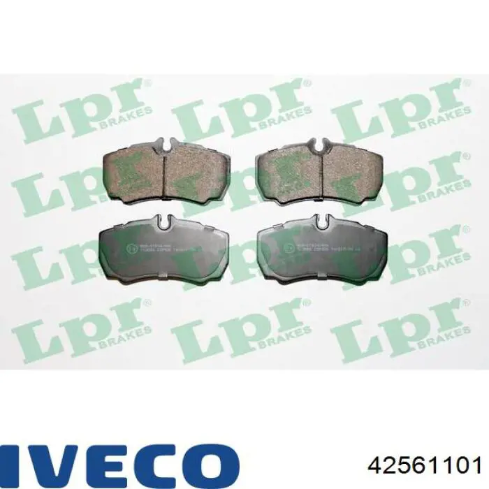 42561101 Iveco Колодки гальмівні задні, дискові