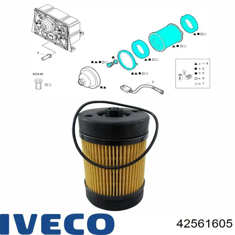 Сажевый фільтр 42561605 Iveco