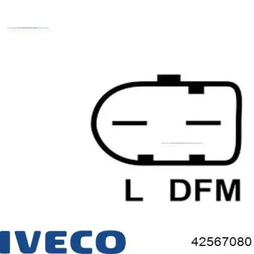 Реле зарядки генератора Iveco 42567080 ціна, від 21.94 USD