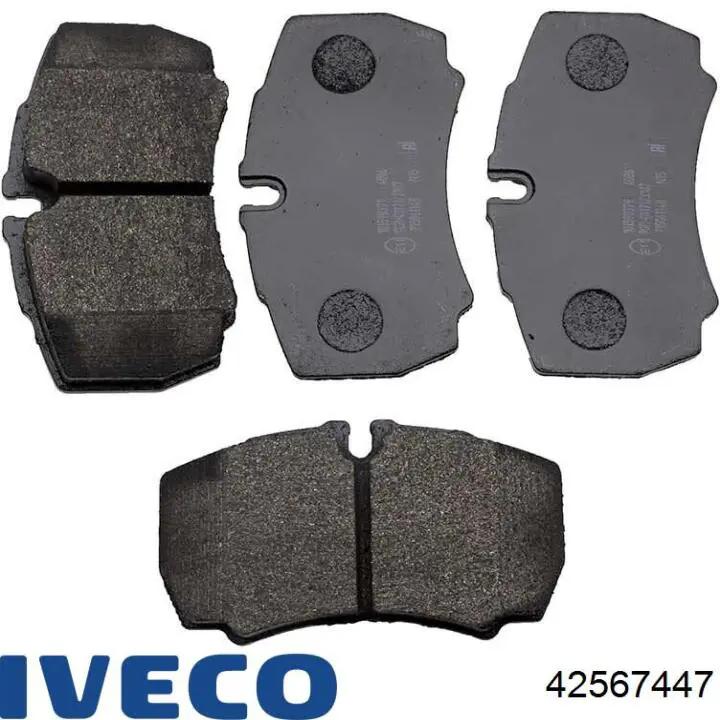 Купити 42567447 Iveco Задні колодки