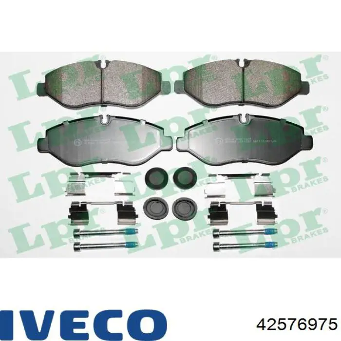 Гальмівні колодки Iveco 42576975 ціна, від 26.59 USD