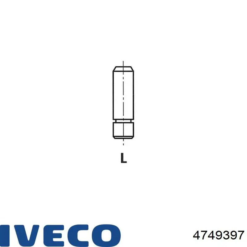 Напрямна втулка клапана випускного Iveco 4749397 ціна, від 1.14 USD