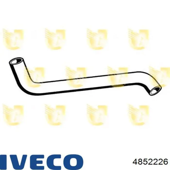 4852226 Iveco Шланг радіатора опалювача/грубки, подача