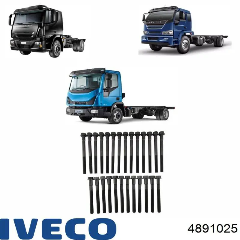 4891025 Iveco Болт кріплення головки блоку циліндрів