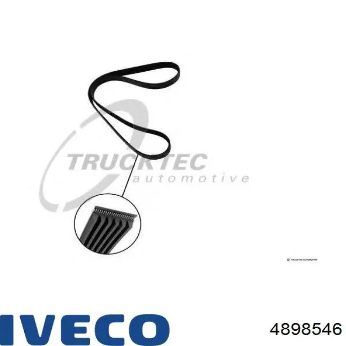 Ремінь генератора 4898546 Iveco