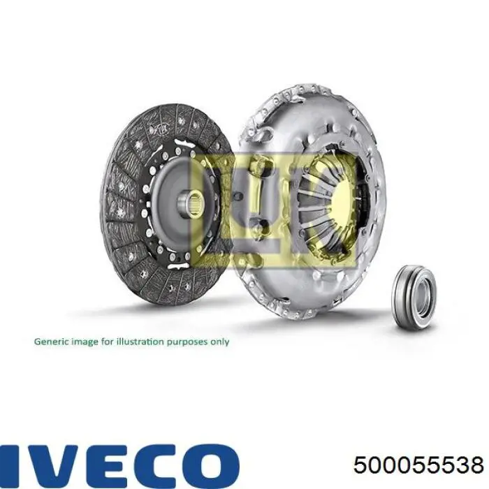 Купити 500055538 Iveco Комплект зчеплення (диск, корзина, підшипник)