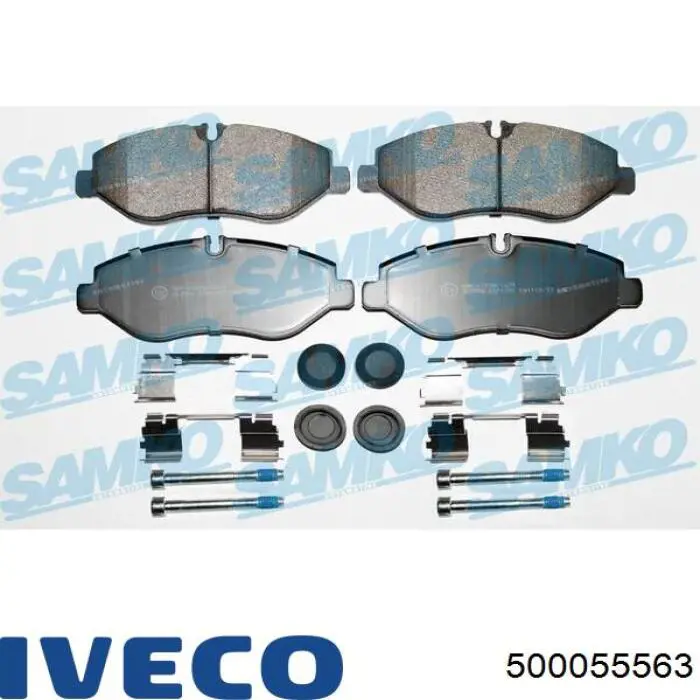 500055563 Iveco Передні гальмівні колодки