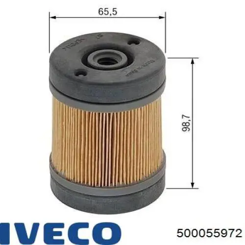 500055972 Iveco фільтр системи відпрацьованих газів