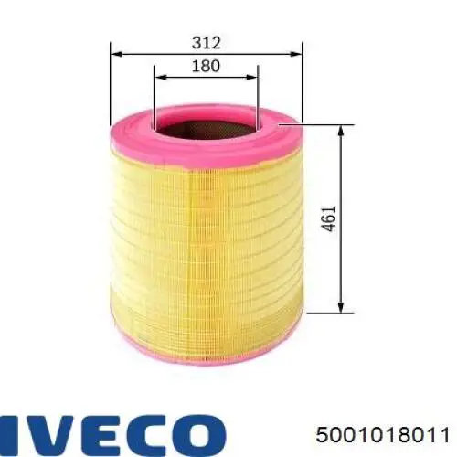 5001018011 Iveco Повітряний фільтр двигуна