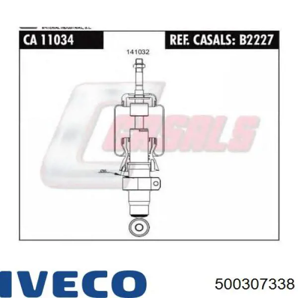Упори газові Iveco 500307338 ціна, від 30.86 USD