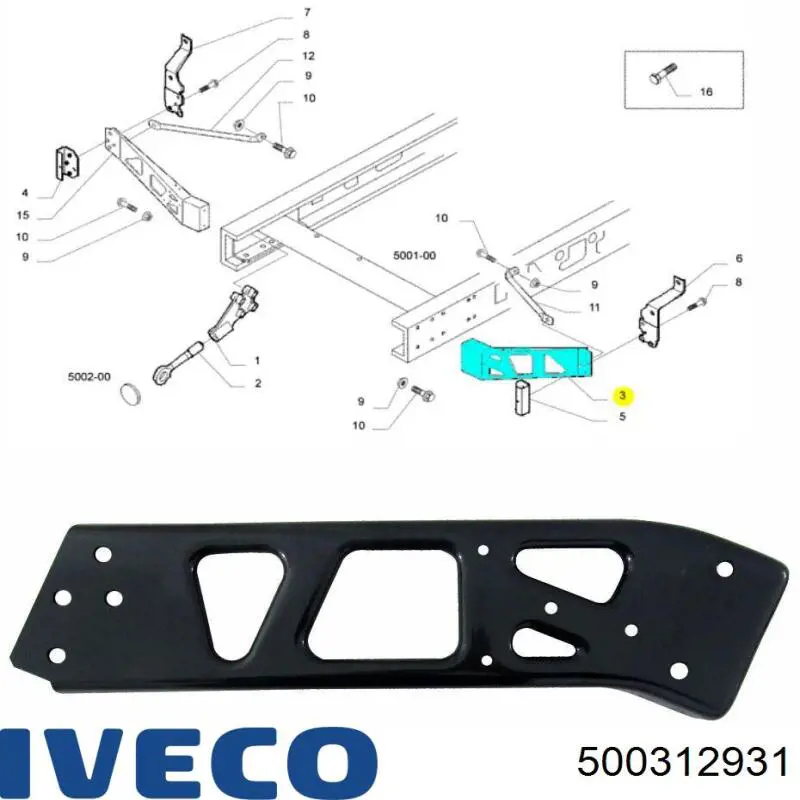  Iveco 500312931 ціна, від 17.32 USD