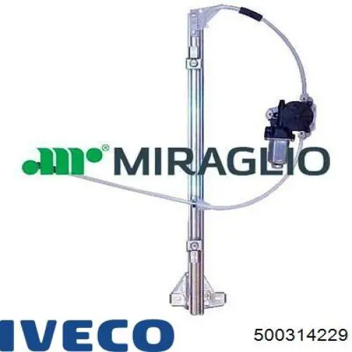 Склопідйомник передньої лівої двері 500314229 Iveco