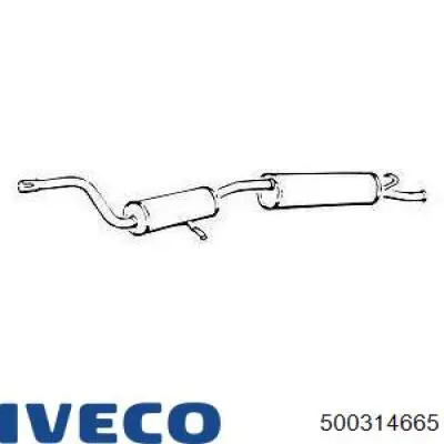 Вихлоп Iveco 500314665 ціна, від 10.19 USD