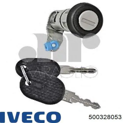 Личинка замка дверей передньої, лівою 500328053 Iveco