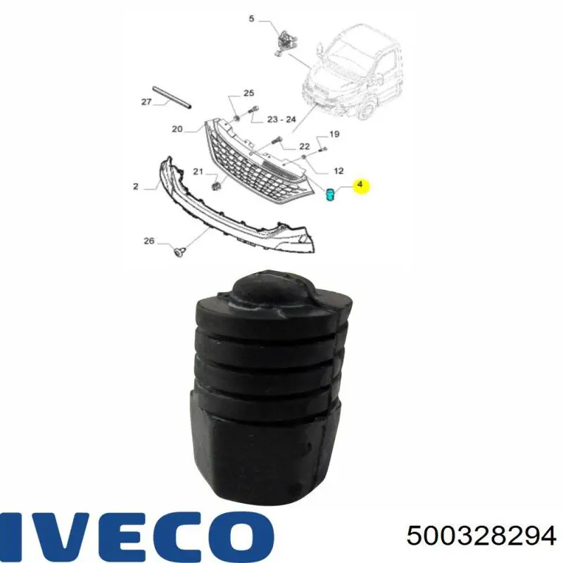 Купити 500328294 Iveco Капот