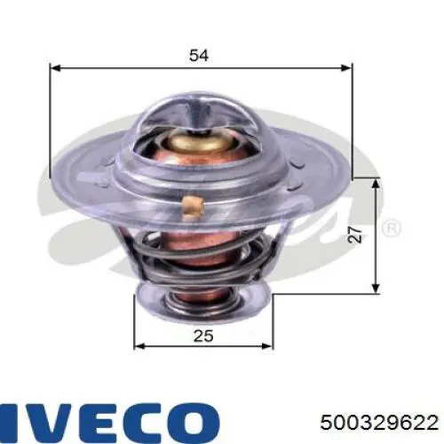 Автомобільний термостат Iveco 500329622 ціна, від 11.64 USD