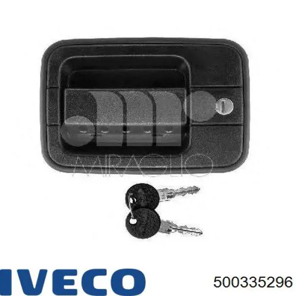 500335296 Iveco Ручка передніх дверей, зовнішня
