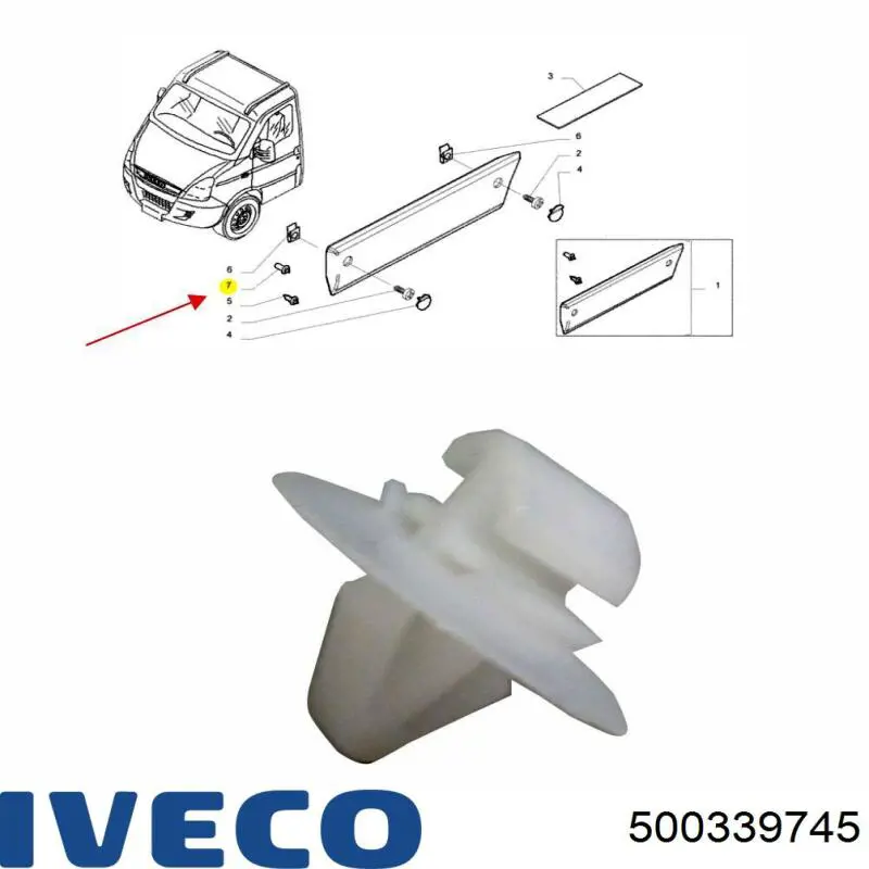 Купити 4501568 Opel Кліпса (пістон) кріплення молдинга двері