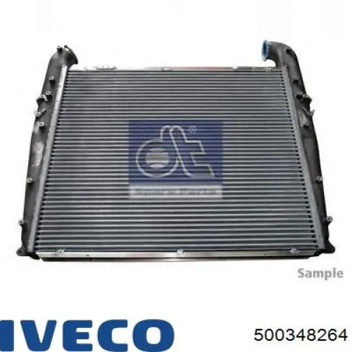Система охолодження наддувочного повітря Iveco 500348264 ціна, від 821.92 USD