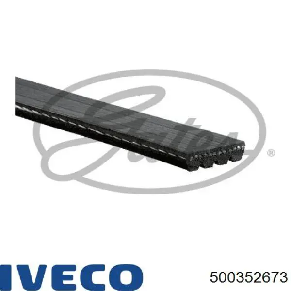 Ремінь приводний, агрегатів 500352673 Iveco