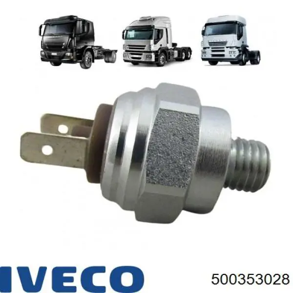 Кран стоянкового гальма 500353028 Iveco
