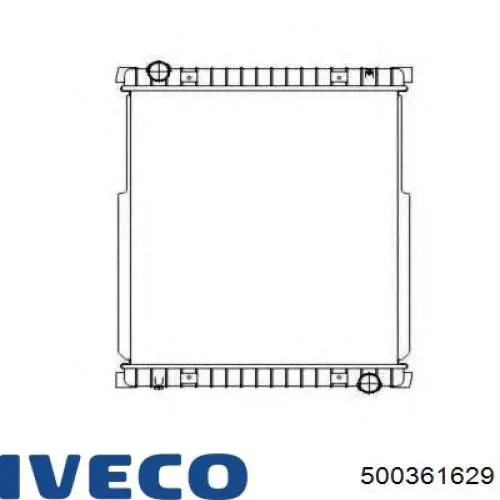 Купити 500361629 Iveco Радіатор двигуна