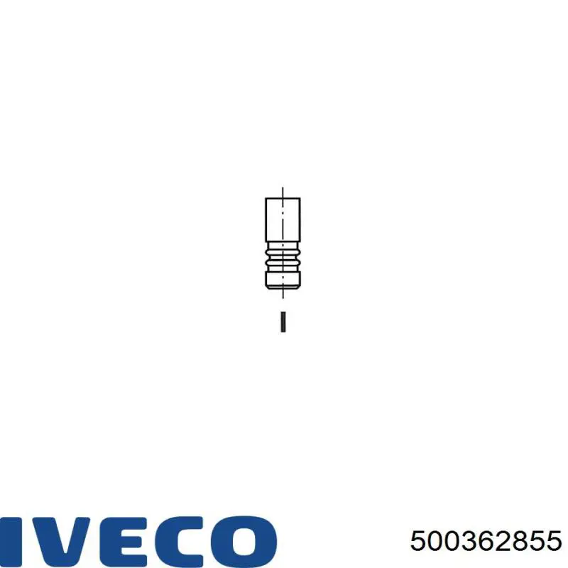 500362855 Iveco клапан впускний