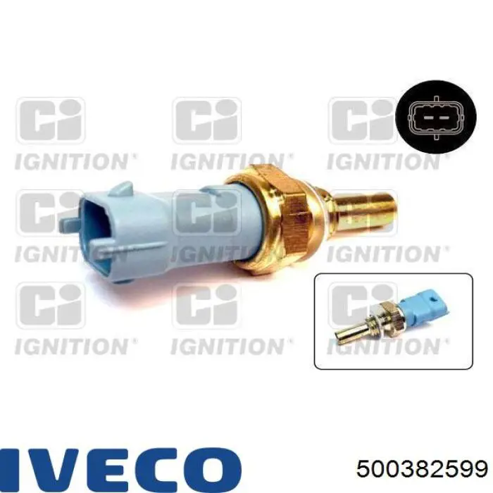 Датчик температури охолоджувальної рідини Iveco 500382599