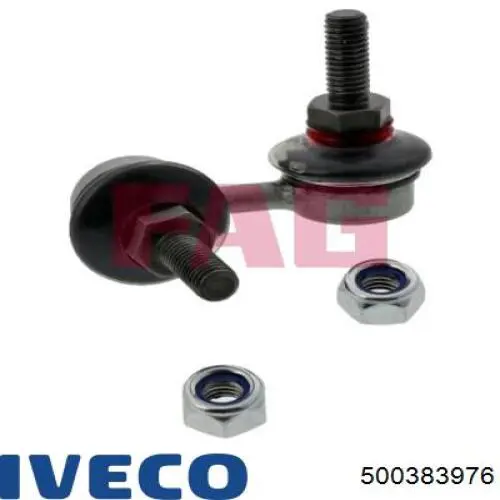 500383976 Iveco Стійка стабілізатора, переднього, ліва